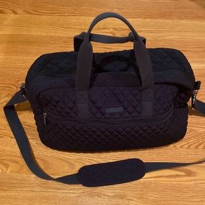 Vera Bradley Navy Quilted Weekender/Carry On